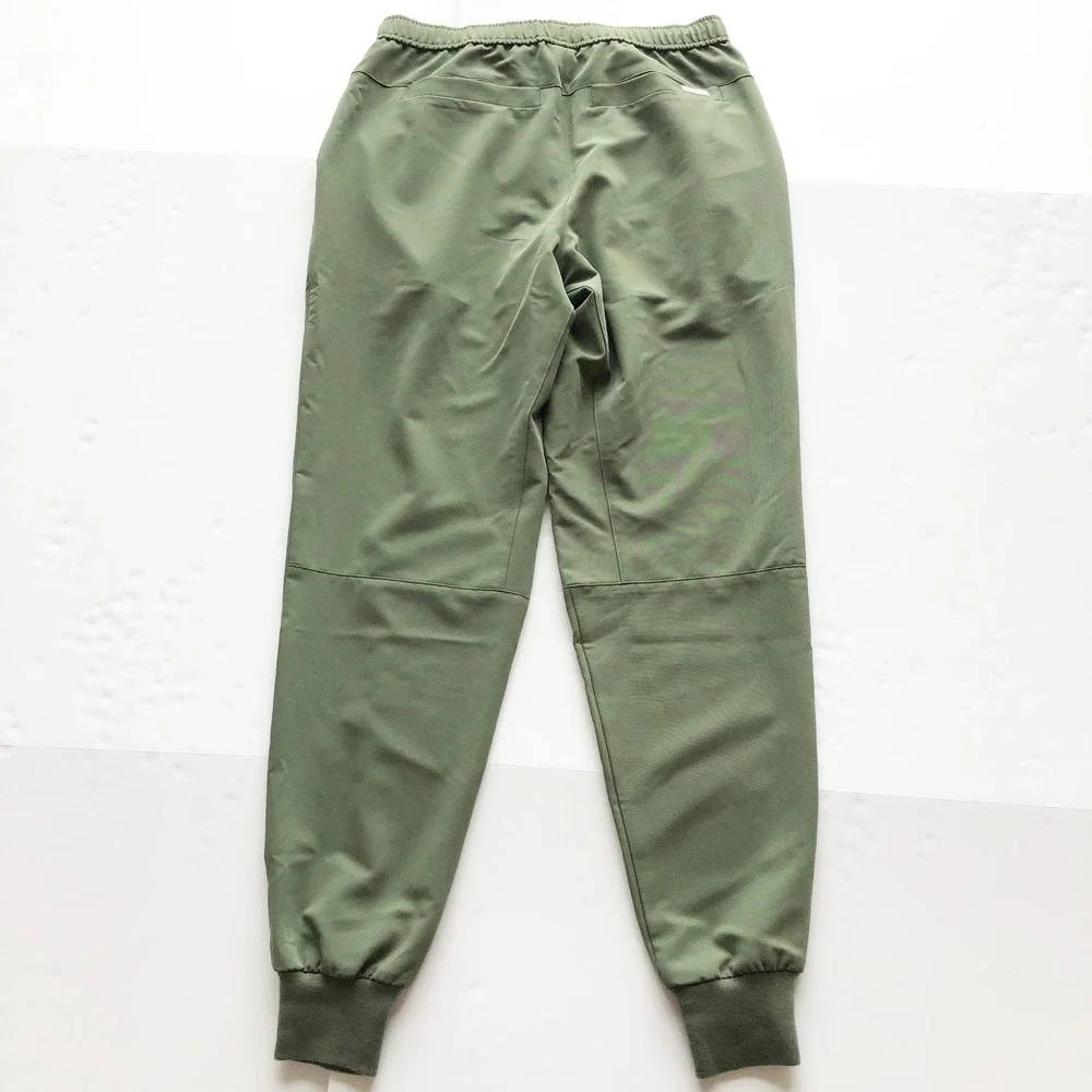 FIGS Scrubs Mens Small Tansen Jogger Pants Moss Green Technical Joggers